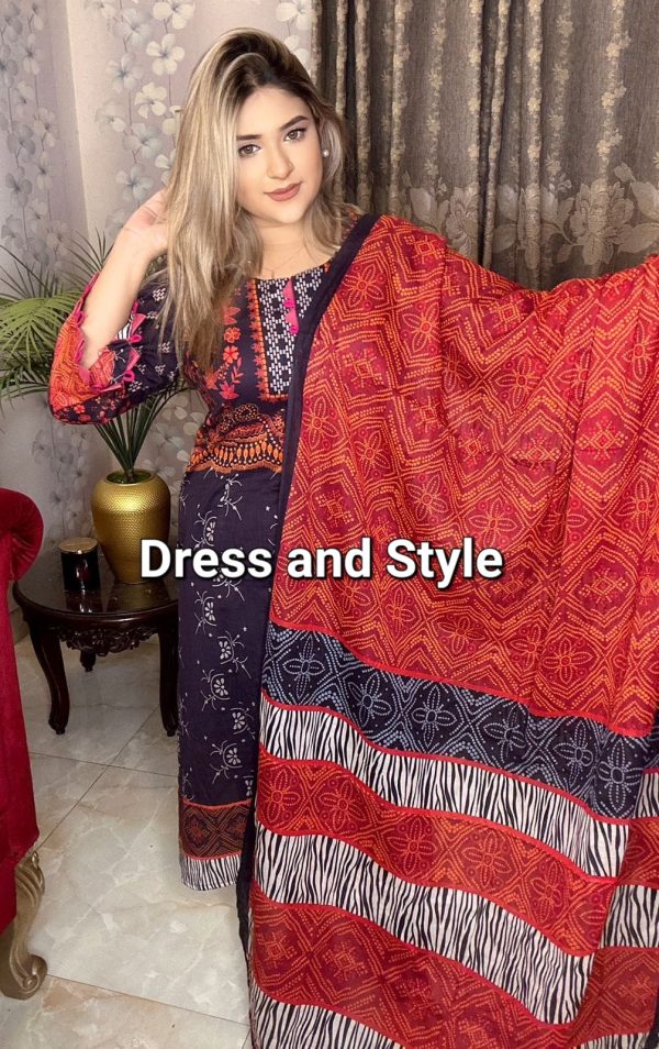 Premium Quality Karisma Swiss Cotton Lawn Three Piece
